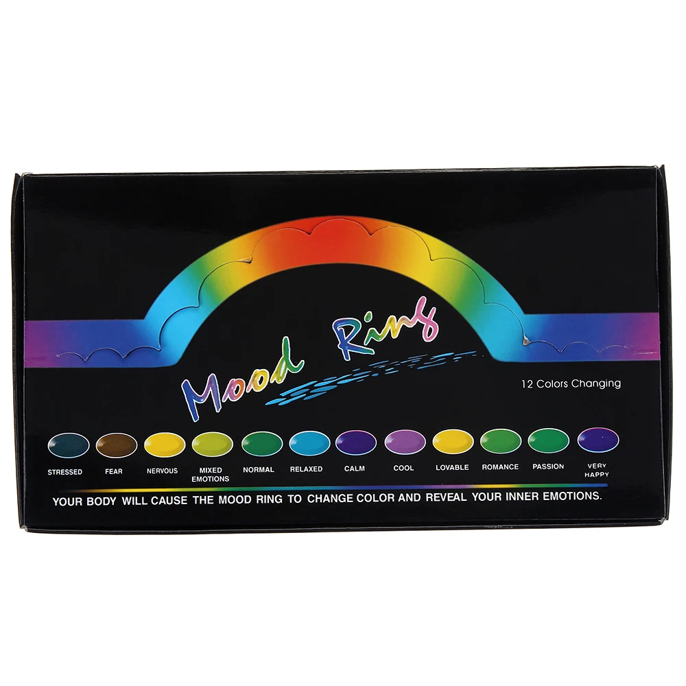 

100pcs/Set Women Elephant Butterfly Mood Rings Temperature Change Colorful Color Mix Style Girl Party Adjustable Ring Jewelry