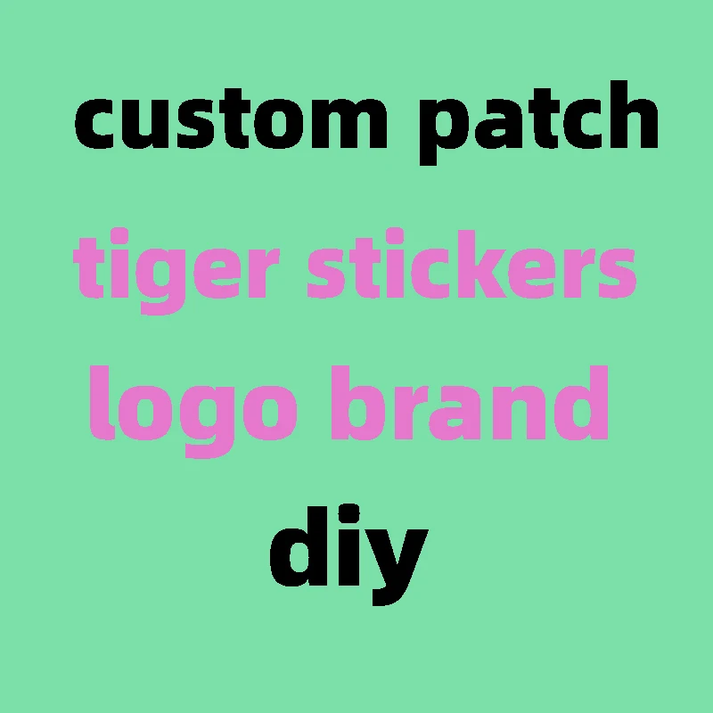 

Brand Logo Sticker Custom Thermal Patches on Clothes Iron-on Transfers for Clothing Thermoadhesive Patch Diy Applique for Jacket