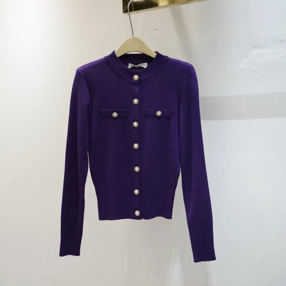 

Elegant Women Knitted Cardigans Autumn Winter Cardigans Women Sweaters Long Sleeve Single-breasted Cardigan Ladies Sweaters Top