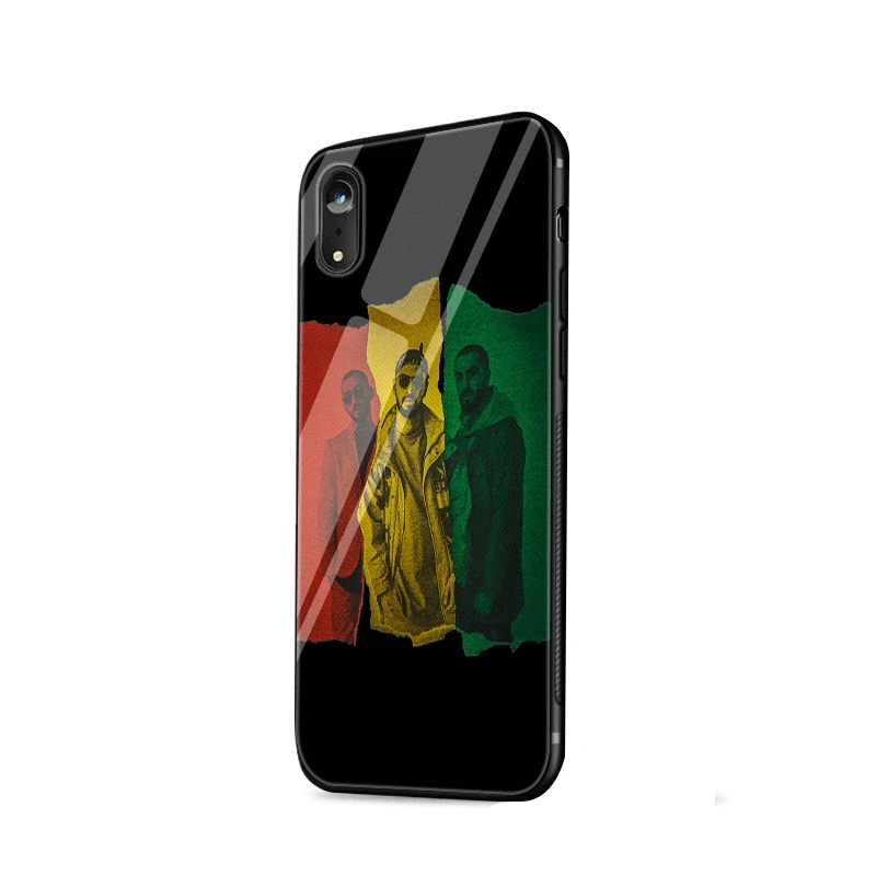 Стеклянный чехол для телефона TPU стекло iPhone 5 5s SE 6 6S 7 8 Plus 11 Pro XR X XS Max Miyagi &