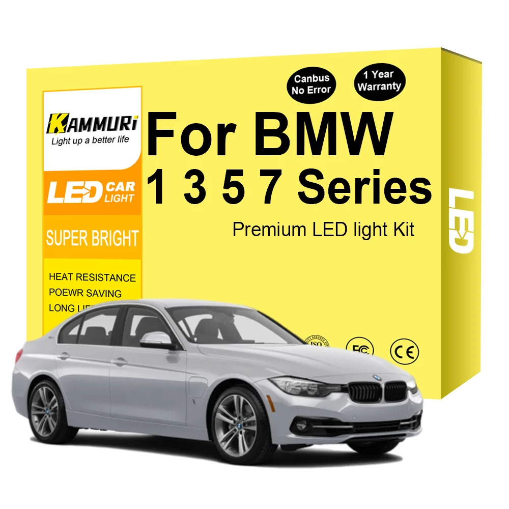 

Interior Light LED Bulbs Canbus For BMW 1 3 5 7 Series F10 E90 E65 E66 E81 E46 F11 E91 E92 E93 F30 E36 E87 F20 E39 E60 E61 E38