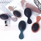 Портативный массажер, расческа для волос, Антистатическая Нескользящая ручка, модный шампунь для укладки, симпатичная и миниатюрная расческа для волос, инструмент для укладки