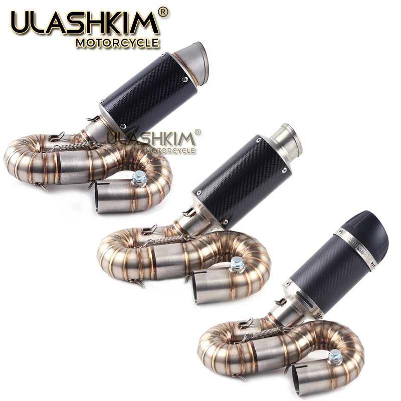 E mark Мотоцикл углеродного волокна глушитель Контактное звено трубы для HONDA CBR1000RR