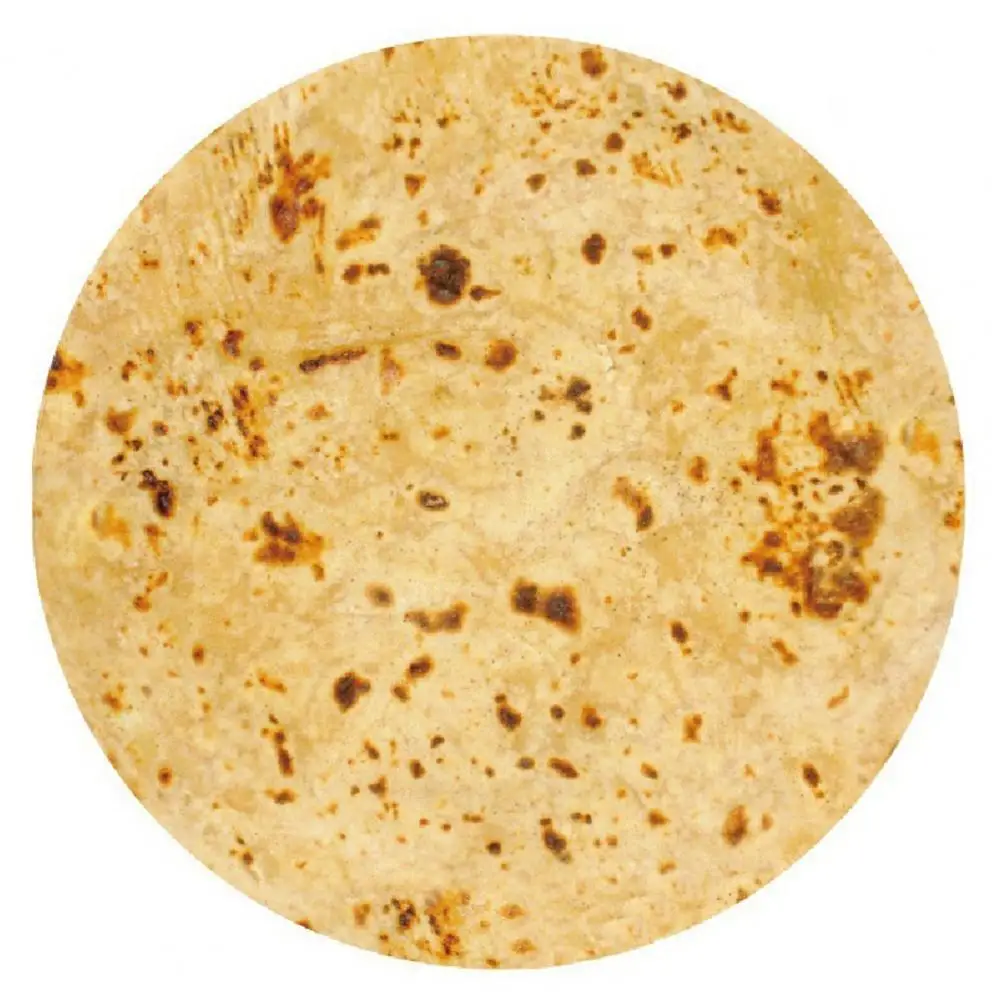 

Burrito Blanket Soft Burrito Print Yellow Soft Flannel Burrito Blanket for Home