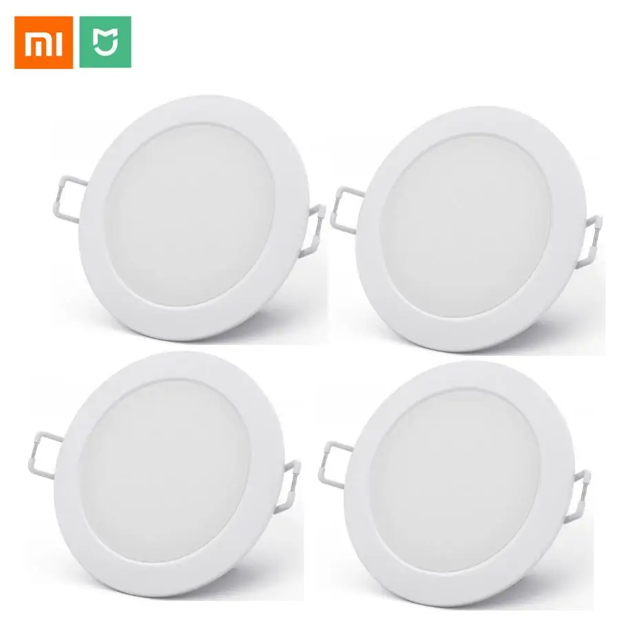 Xiao mi jia Интеллектуальный светильник Wifi работа с mi home App пульт дистанционного управления белый и теплый светильник умный сменный светодиодный светильник