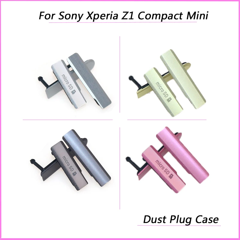 Новинка для sony Xperia Z1 Compact Mini M51W D5503 usb зарядный порт Пылезащитная крышка + слот sim