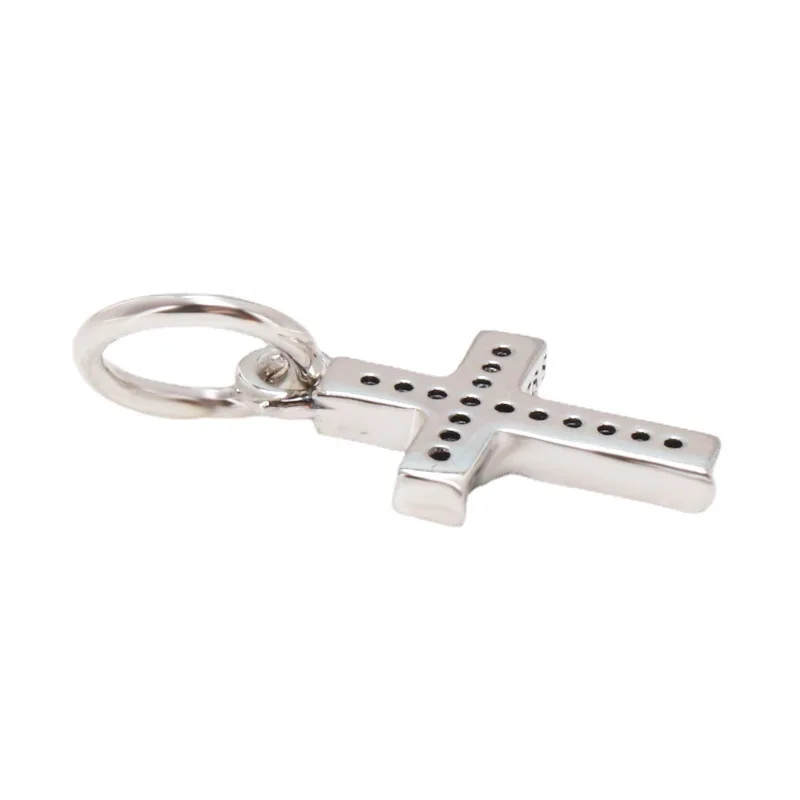 

DoDoFly Real Original 925 Sterling Silver Zircon Cross Pendant For Women Birthday Fashion Jewelry Gift