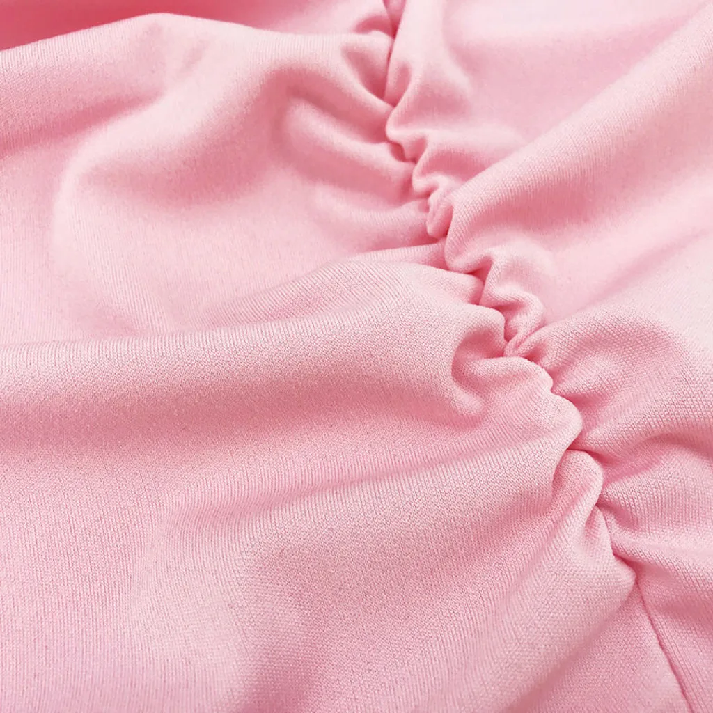 Модное женское пикантное облегающее платье высокого качества плиссированное на