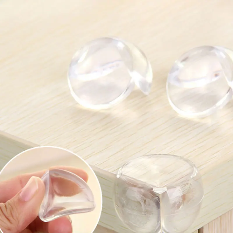 Protector de silicona de seguridad para ni&ntilde;os y beb&eacute;s, cubierta de protecci&oacute;n para bordes de esquina de mesa, anticolisi&oacute;n, 8 unids/lote-2