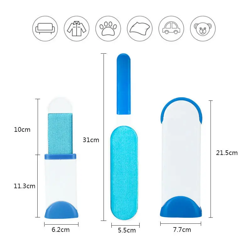 

Pet Hair Remover Electrostatic Dust Cleaner Static Brush Magic Brushes Magic Fur Cleaning Brushes Reusable Device Dust Brush U3