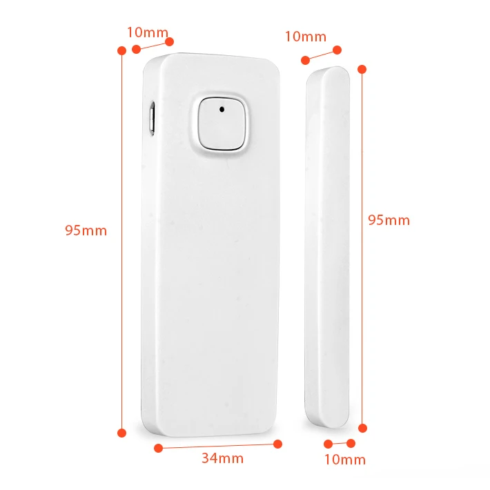 Дверной оконный датчик Автоматизация Tuya умные оповещения о жизни перезаряжаемая