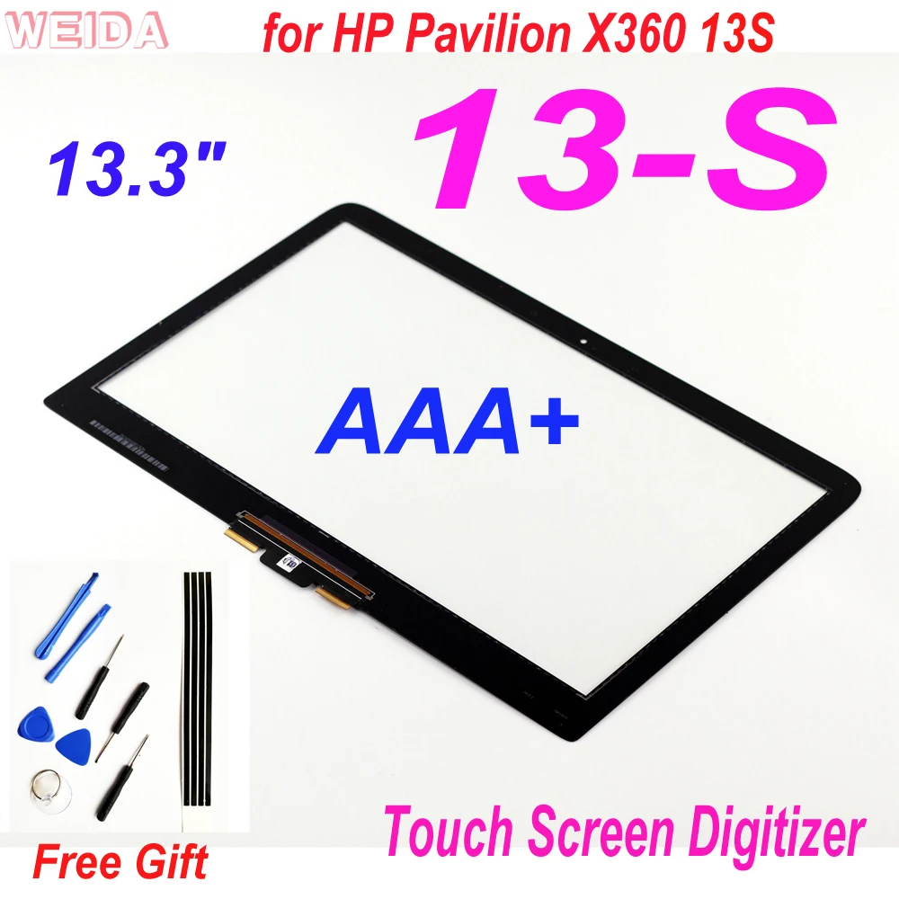 Сенсорный экран AAA + 13 3 дюйма для HP Pavilion X360 13S S series сменный дигитайзер сенсорного
