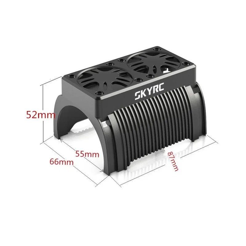 SKYRC 55 мм двойной вентилятор охлаждения бесщеточный радиатор 5 в с корпусом для RC 1/5