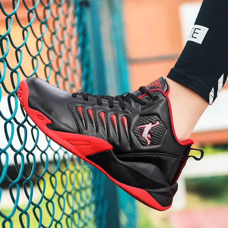 

Basketball Shoes Men's Shoes Summer Student Sports Shoes Youth High-Top Anti-Skid Wear-Resistant Ball Shoes Men