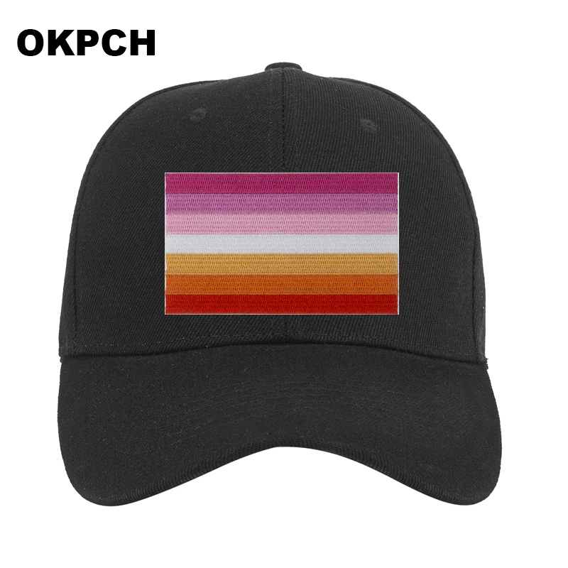 Радужный Флаг ЛГБТ лесбиянки гордость Бейсбол Кепки Для мужчин/женские