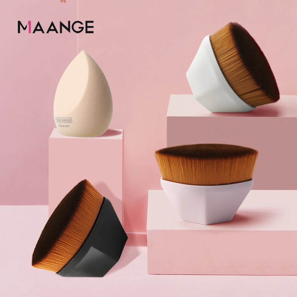

Foundation Brush BB Cream Makeup Brushes Loose Powder Flat Brush Kit Make up Tool Cosmetics