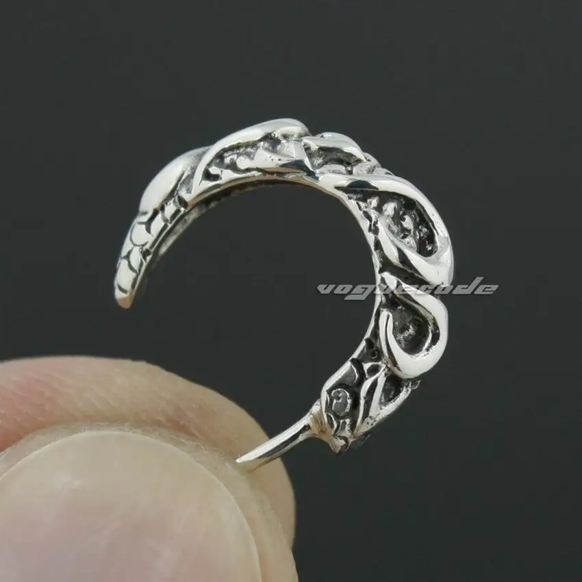 Модные серьги гвоздики из стерлингового серебра 925 пробы 8M018|earrings peacock|silver watersilver