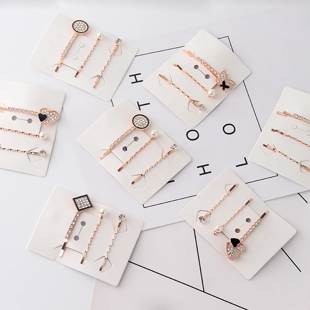 Корейская мода заколки для волос женский головной убор жемчужная лента заколка 1