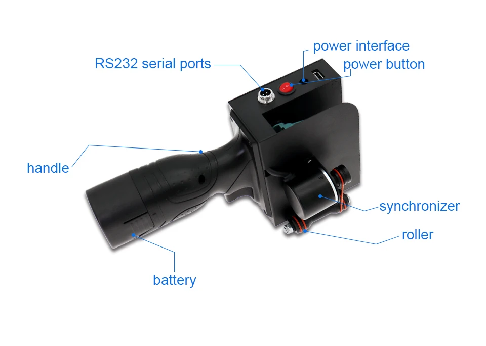 Портативный мини принтер OYfame с сенсорным экраном для картонной бумаги пластика