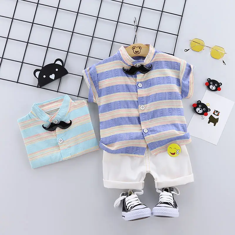 Летняя одежда для маленьких мальчиков и девочек футболка с коротким рукавом