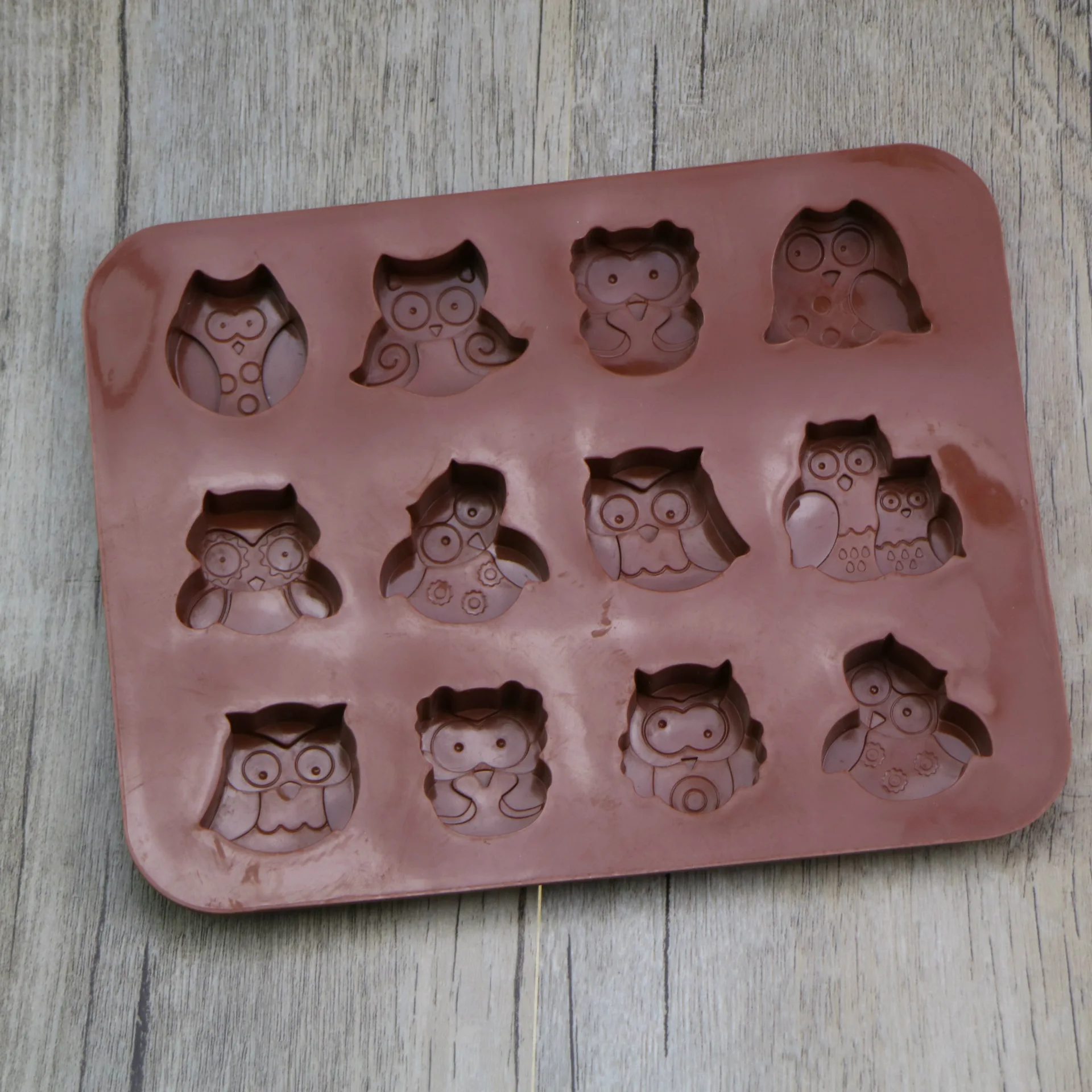 Силиконовая форма для шоколада 3D формы выпечки конфет антипригарная из чистого