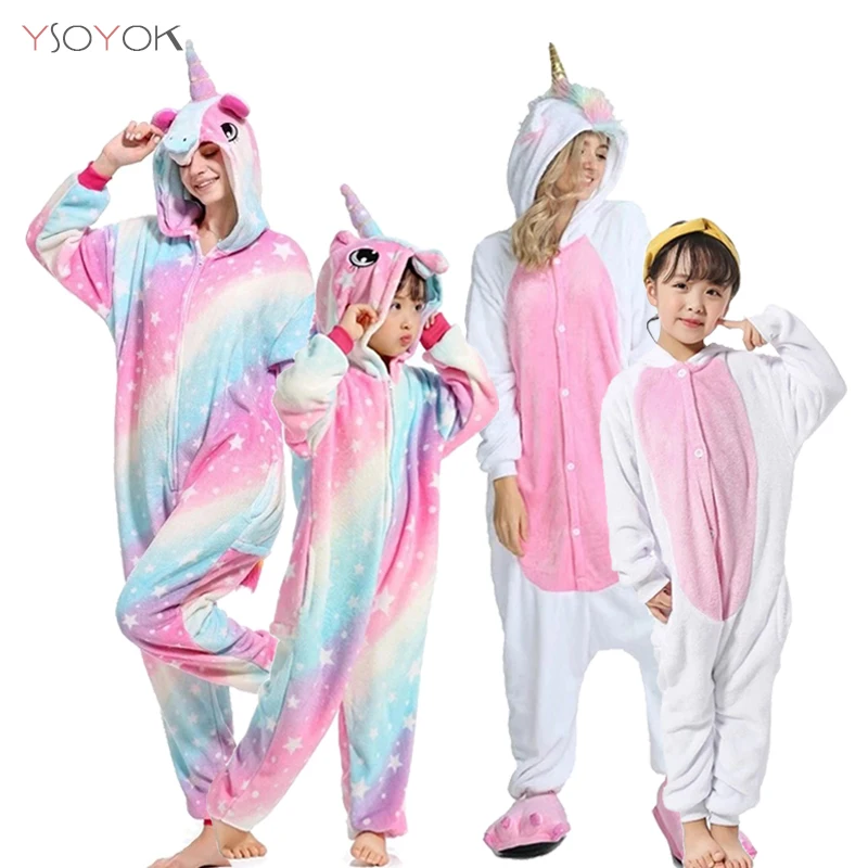 Пижама кигуруми Единорог дети животные единорог пижамы для мальчиков девочек