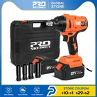 Электрический ударный бесщеточный гайковерт PROSTORMER, 21 в, 4000 нм, с литий-ионной батареей мАч, подходит для автомобильных шин