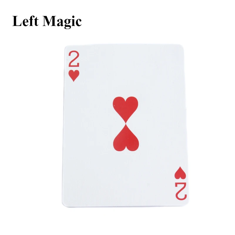 

1 Pcs Original Special Playing Card Poker Magic Tricks Moving Heart 2 Close Up Stage Props Illusion Accessary Magician