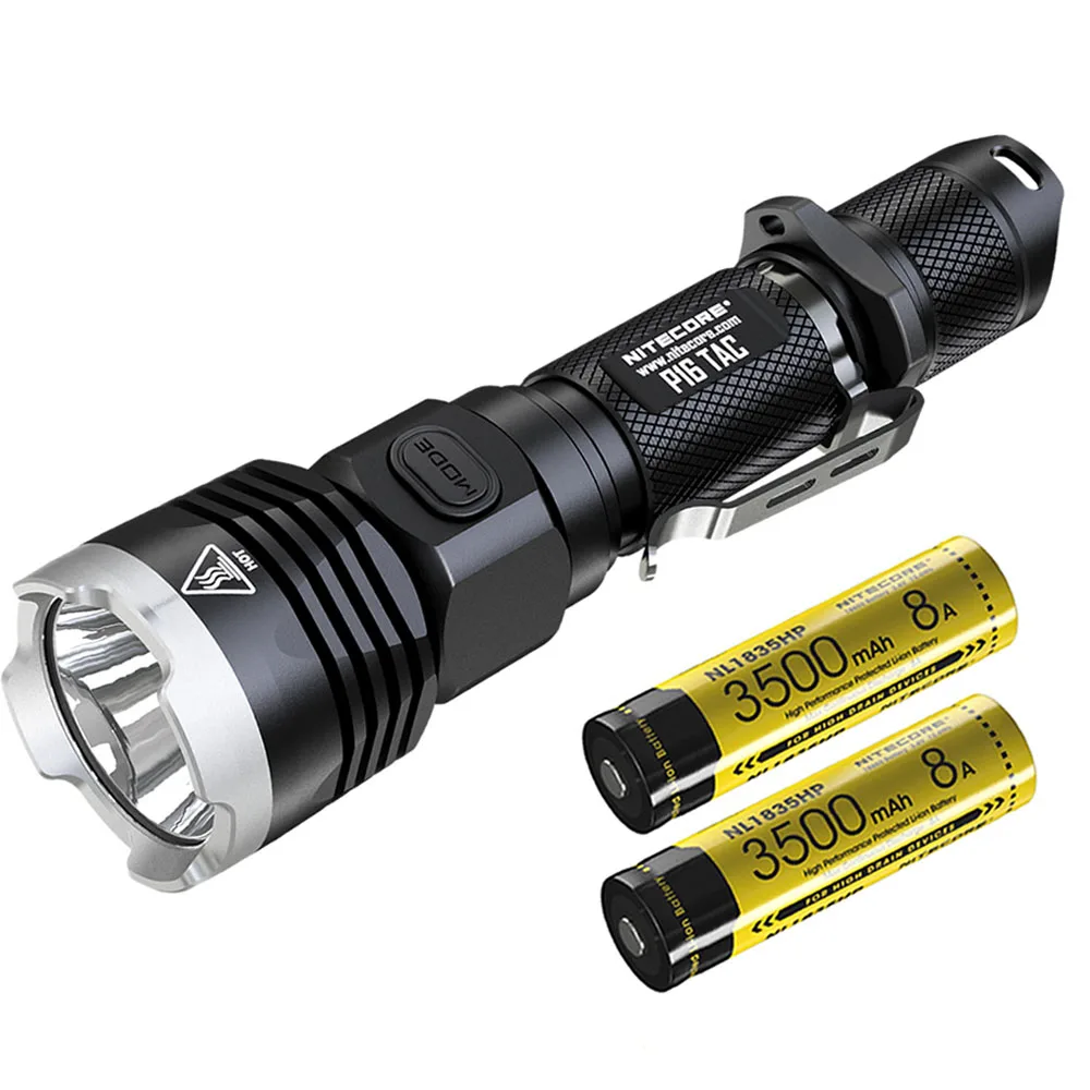 Тактический фонарь NITECORE P16TAC P16 TAC светодиодный макс. 1000 люмен дальность луча 300 м