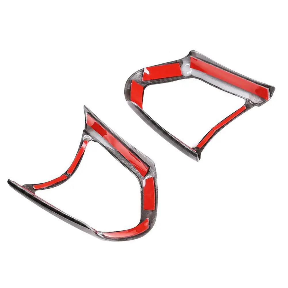 

2pcs ABS Steering Wheel Decoration Frame Trim for F20 F22 F21 F30 F32 F33 F36 F06 F12 F13 X5 F15 X6 F16 M-Sport