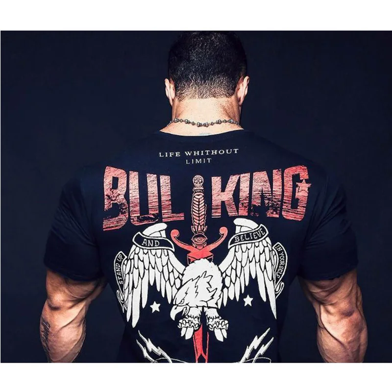 

2021 men's T-shirt summer new casual sports short-sleeved T-shirt fashion street wear oversized T-shirt men's muscle T-shirt
