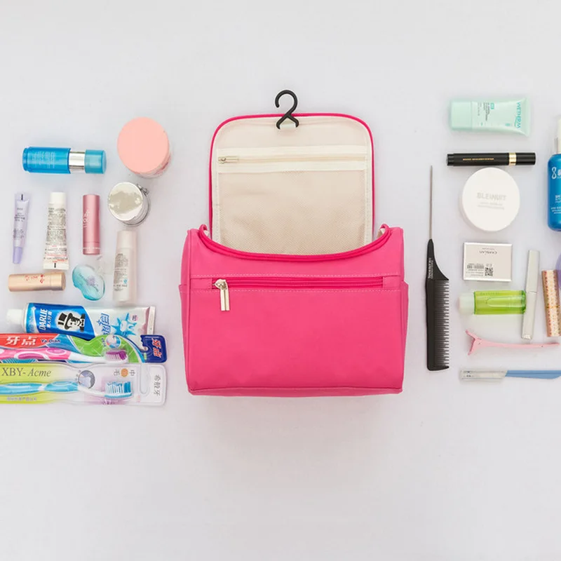 Портативная дорожная сумка для хранения косметики органайзер багажа большая