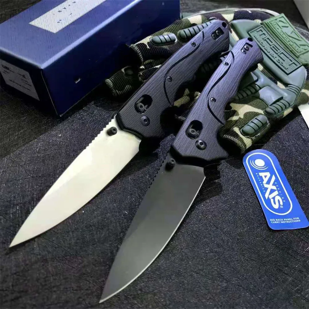 

New 615 Folding Knife High Hardness S30v Blade G10 Handle Edc Outdoor Hunting Multi-fuctional Jackknife Survival Rescue Knives