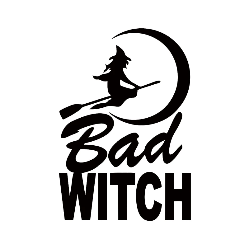 

Наклейка «Плохая Ведьма и Луна», 15 х11 см