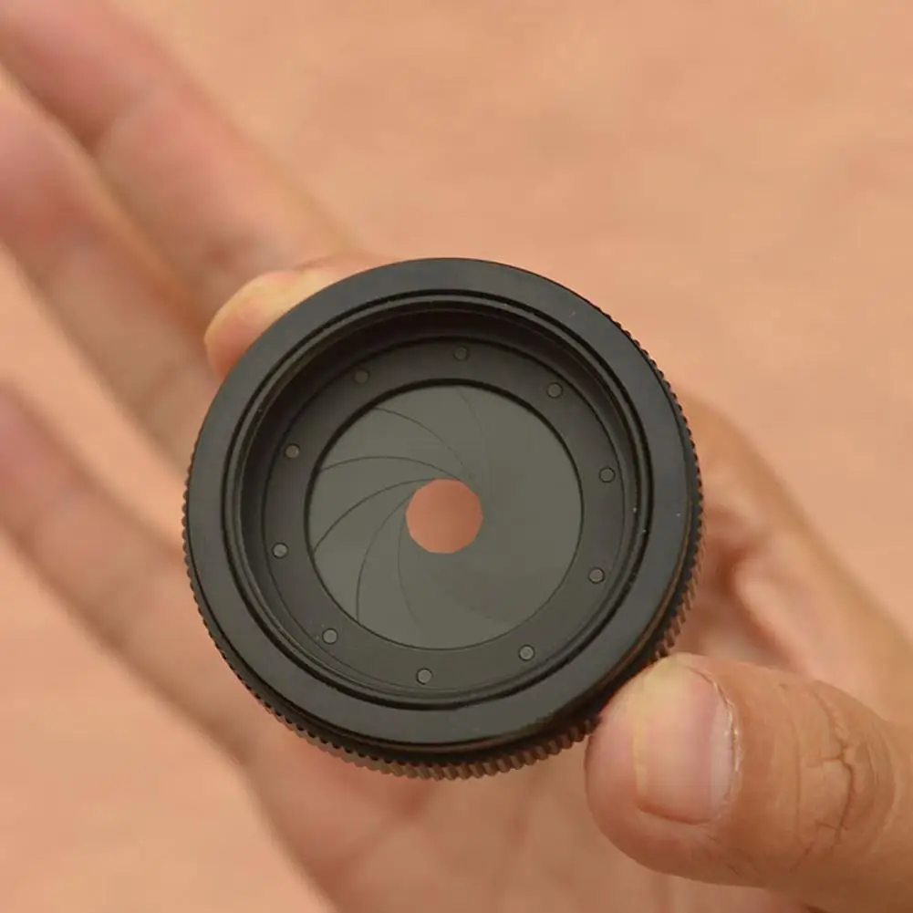 

Aperture Module Adapter Ring Transformation Adjustable 1.5-29 mm Iris Diaphragm M42 To M42 Camera Lens Module Lens