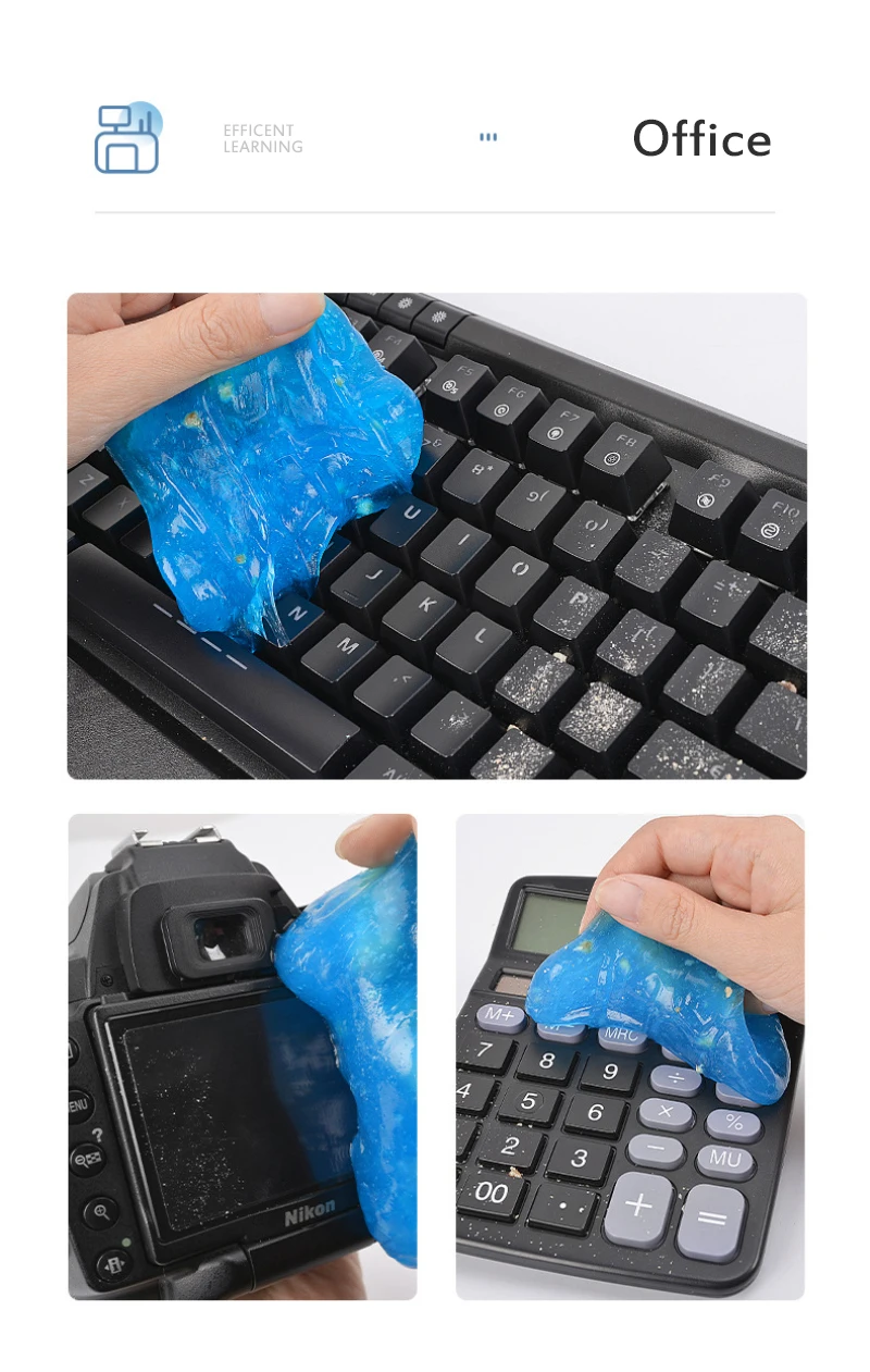 80 г синий клей для очистки салона автомобиля слаймов чистки