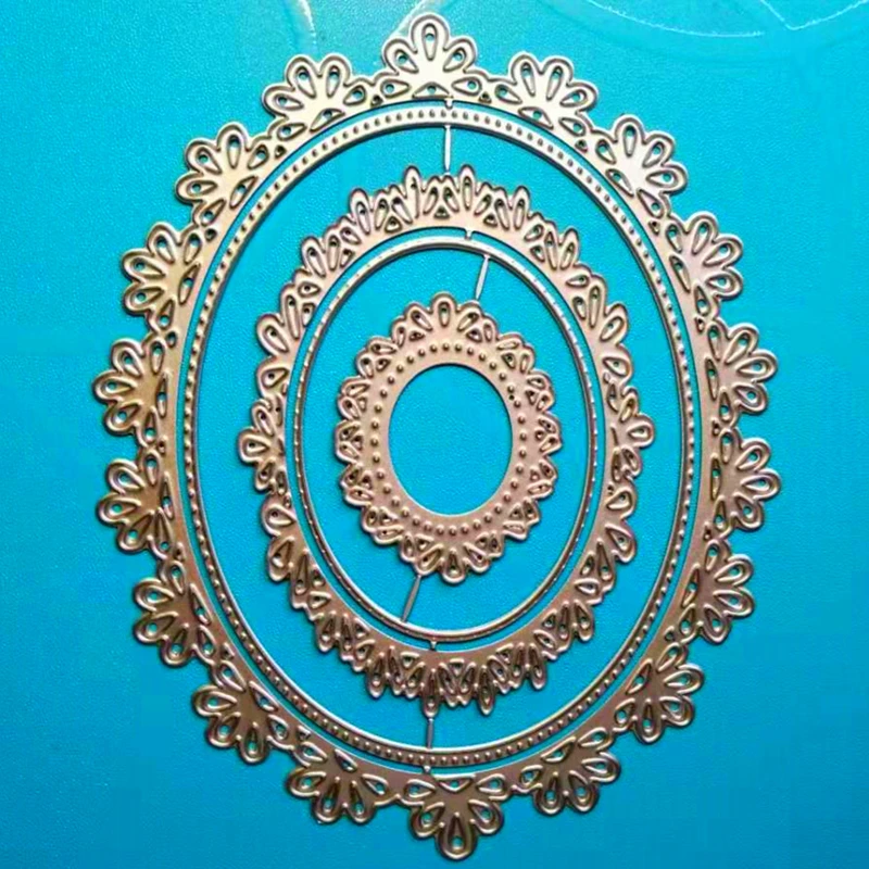 Металлические режущие штампы YINISE для трафареты скрапбукинга кружевная рамка DIY