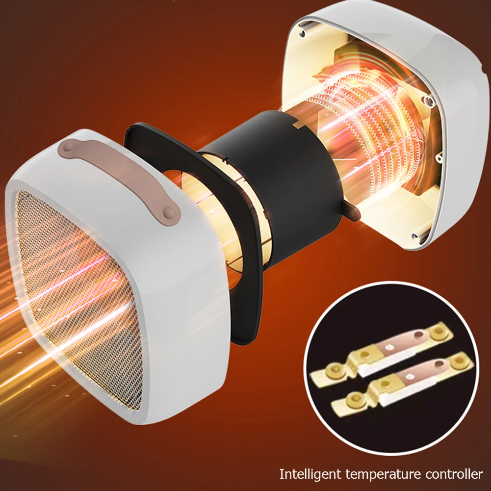 Мини-вентилятор электрический с подогревом 500 Вт | Строительство и ремонт