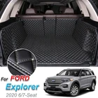 Кожаные коврики на багажник автомобиля под заказ, коврики для заднего багажника Ford Explorer 2020 67, аксессуары для грузового лайнера