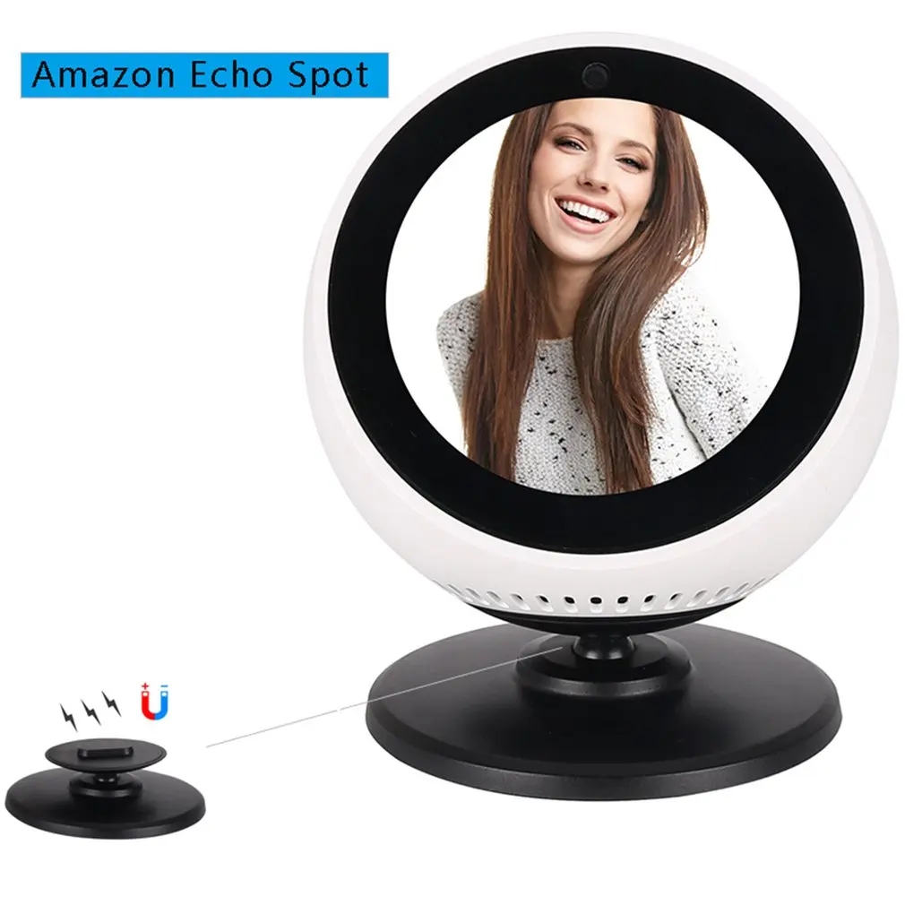 Алюминиевый нескользящий Кронштейн-подставка для Amazon Echo Show 5 вращающийся на 360