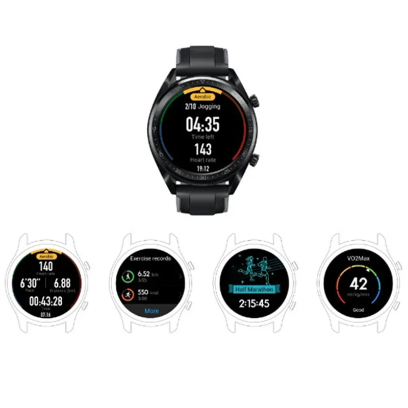Huawei Watch GT Смарт часы Поддержка GPS NFC 14 дней работы от аккумулятора 5 ATM