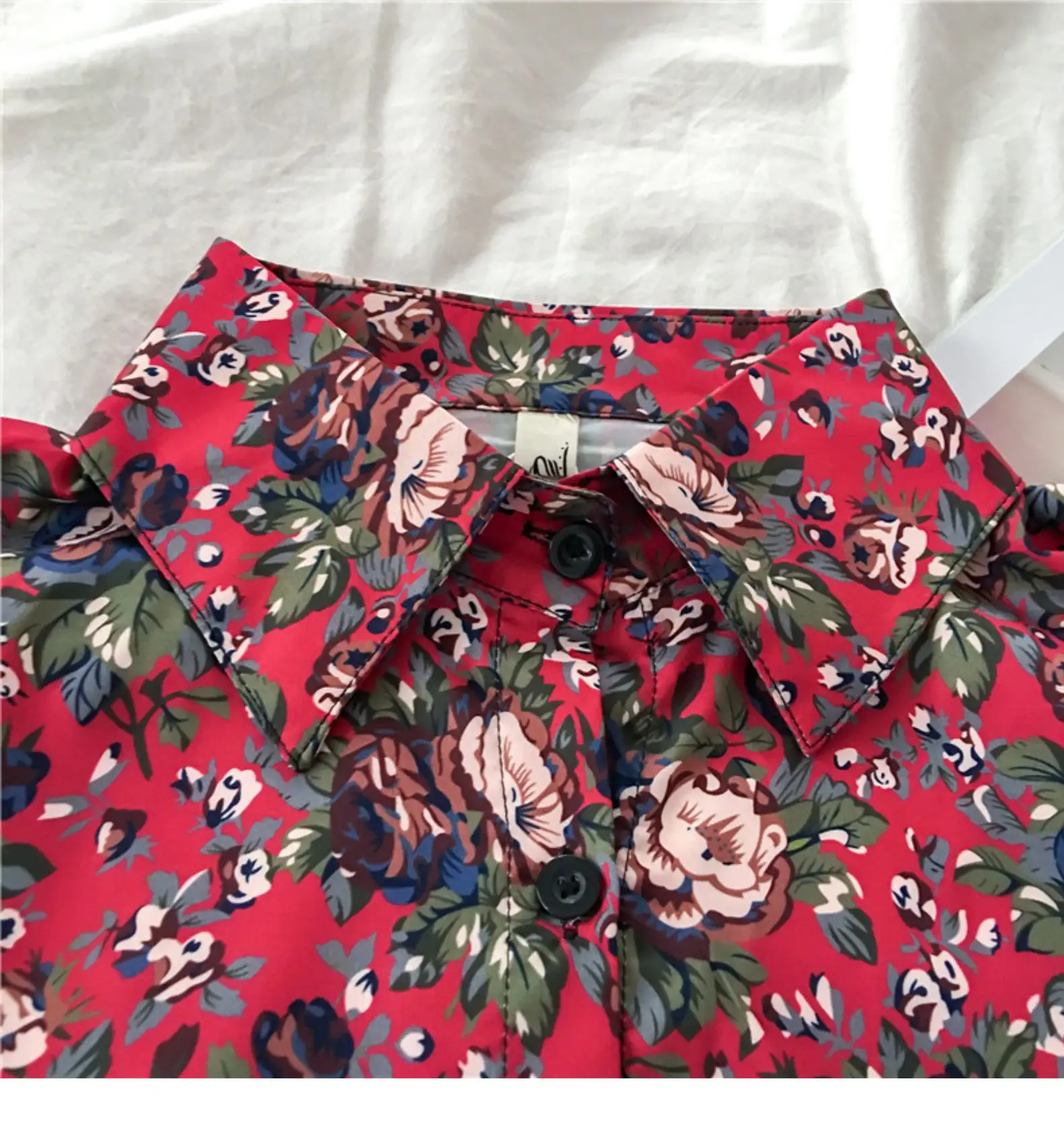 Женская блузка с цветочным принтом повседневные Осенние Топы 2020 женская рубашка