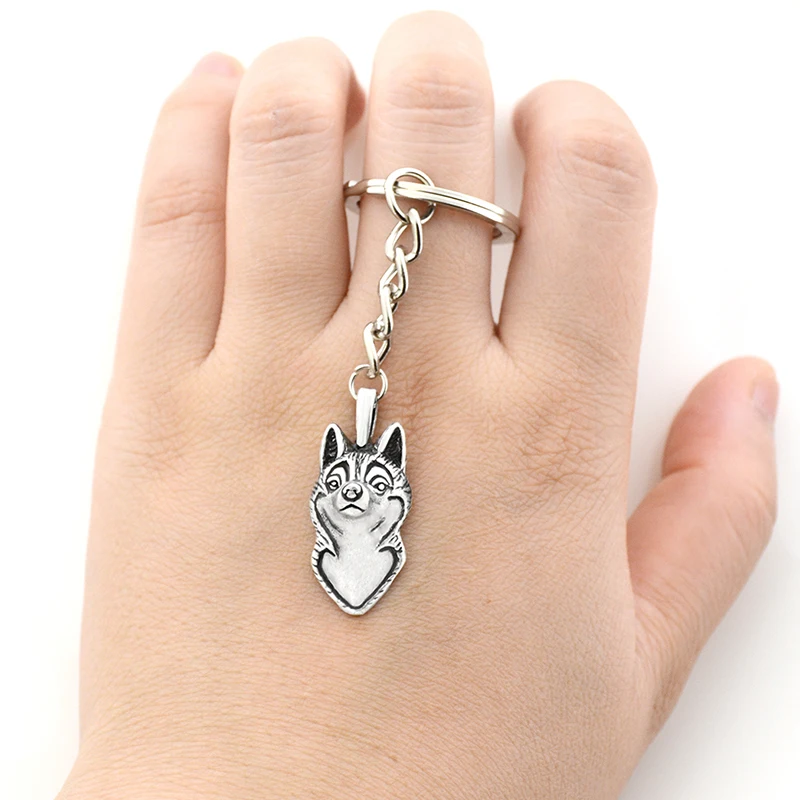 Брелок для ключей в стиле бохо шнауцер сибирская шелуха боксер немецкая овчарка