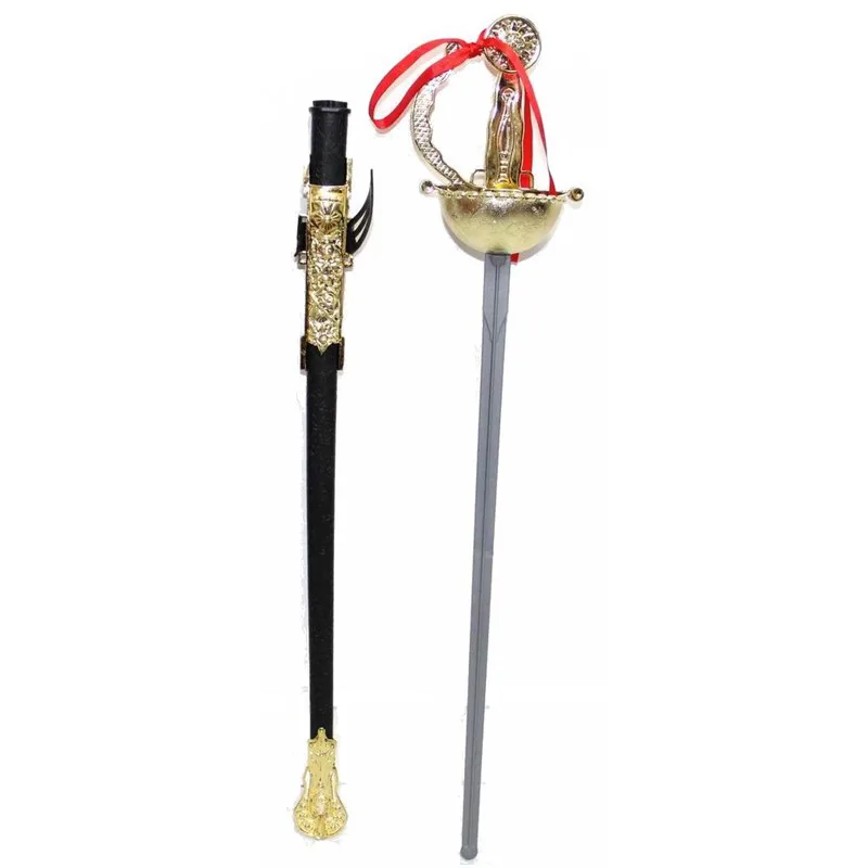 Cos Реквизит оборудование ограждения принц меч ниндзя игрушки Зорро 70 см Пластик в