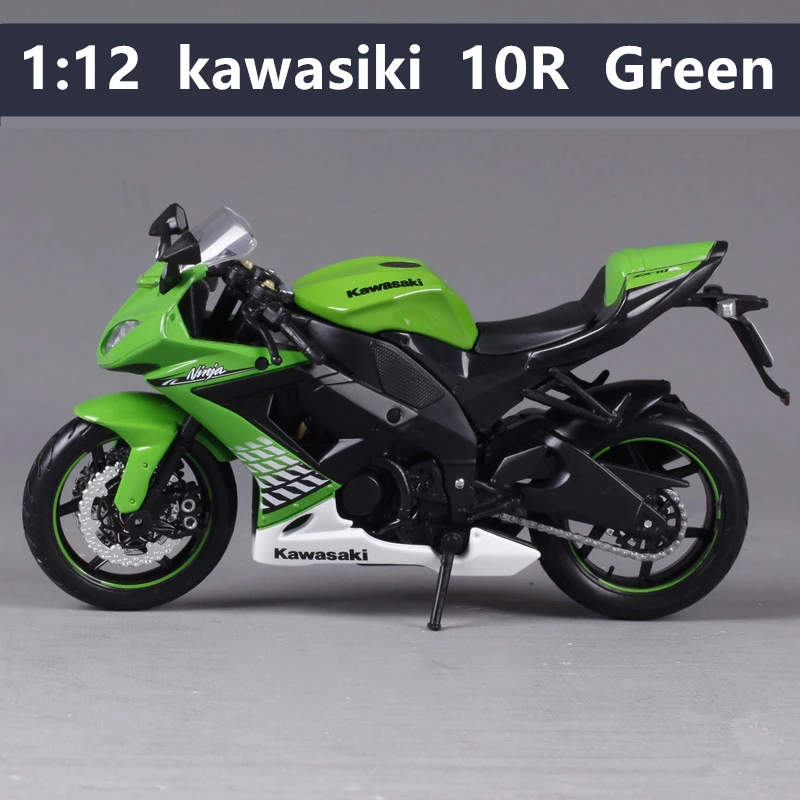 kawasiki 10R Maisto 1:12 Yamaha 450F моделирование сплав Мотокросс серии авторизованный модель мотоцикла игрушечный автомобиль - Цвет: kawasiki 10R