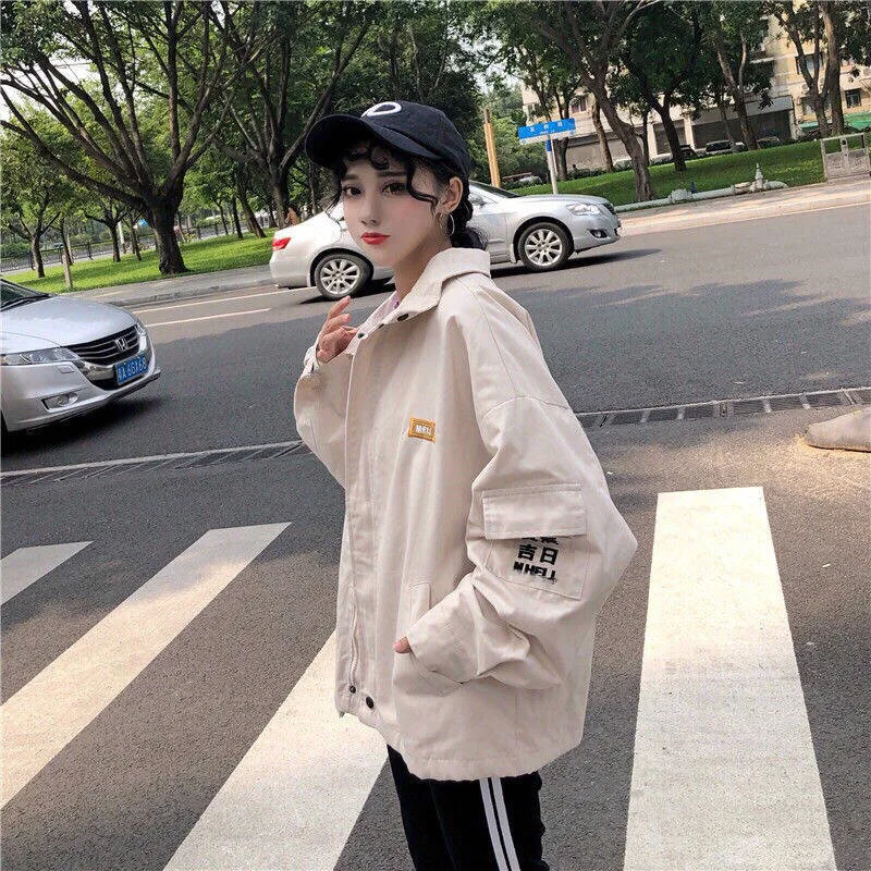 

Hip Hop Hooded female Streetwear Sweatshirts Harajuku Tops Coat Long Sleeve Fashion Womens Casual women Streetwear Jacket