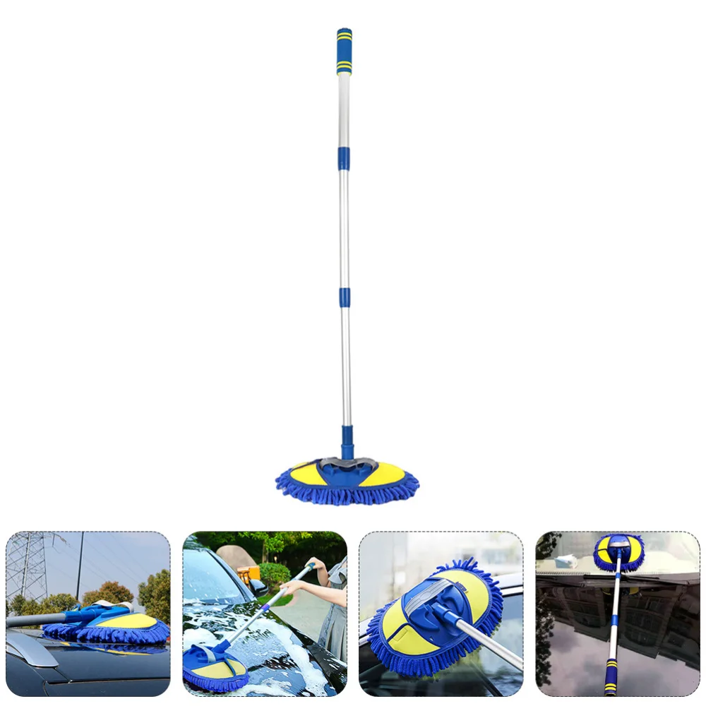 

1pc Retractable Car Cleaning Mop Home Glass Washing Mop Car Cleaning Supplies