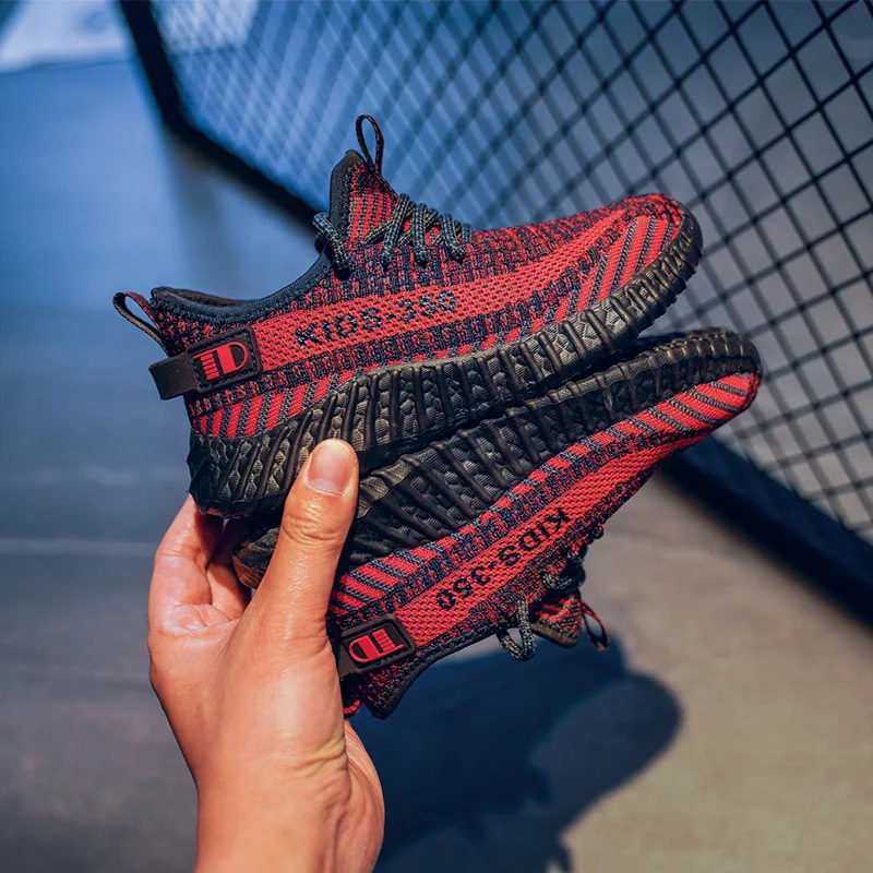 

sock shoes for boys fashion kids shoes sneakers for girls off white Spring & Autumn Breathable sneakers big kids shoes