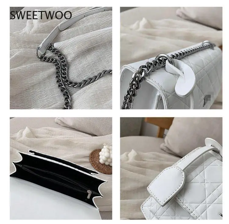 

Luxury Brand Chain Shoulder Bag Rivet Chain Small Crossbody Bags for Women Messenger Bag Lady Handbags Fashion Banquet Bags