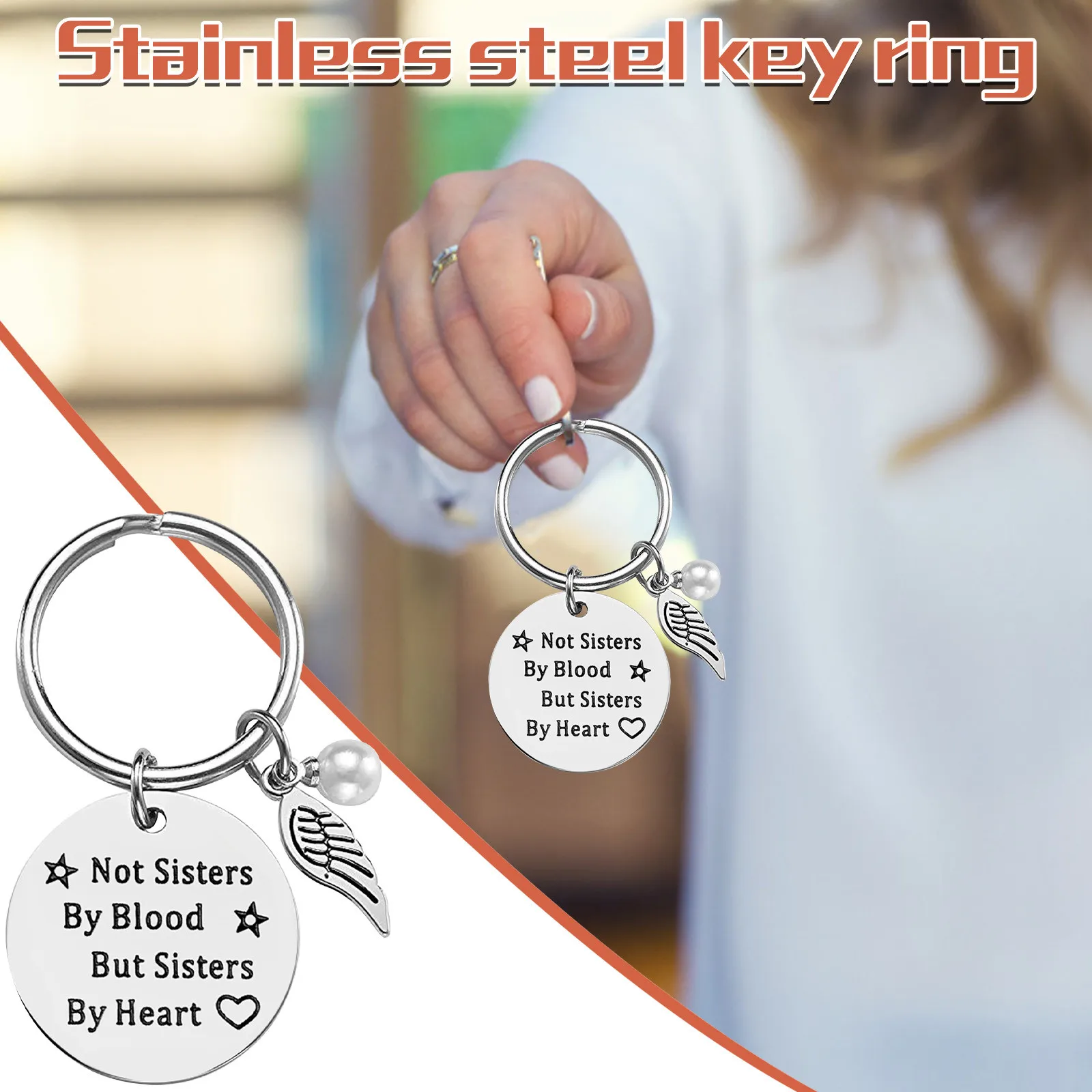 Брелок из нержавеющей стали с гравировкой подарок на день матери лучший